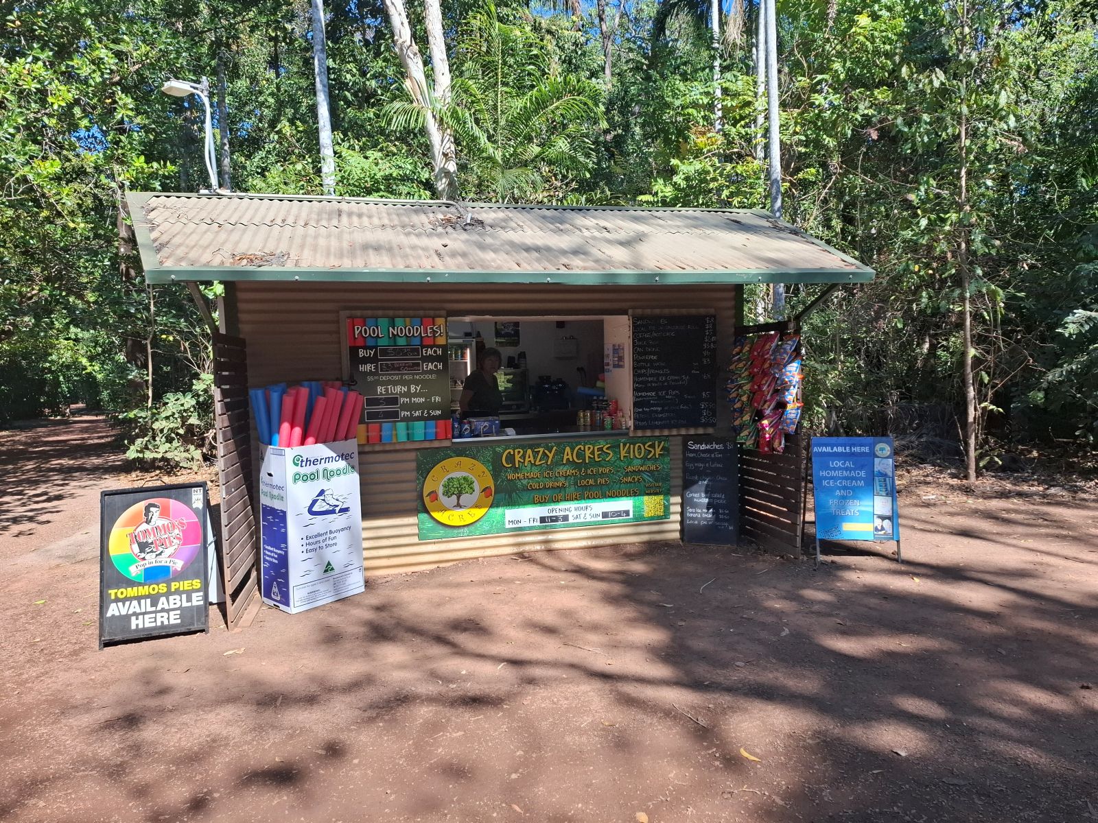 Crazy Acres Kiosk