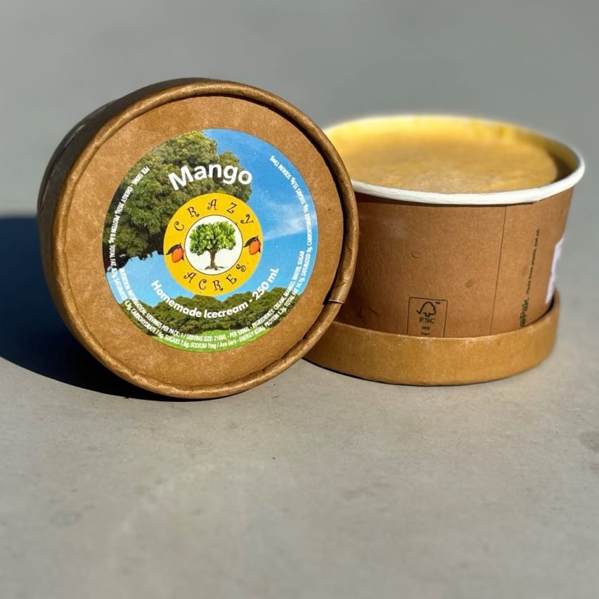 Crazy Acres Mango ice cream